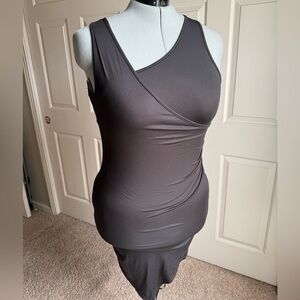 Elegant Sexy Asymmetrical Little Black Dress Size XL